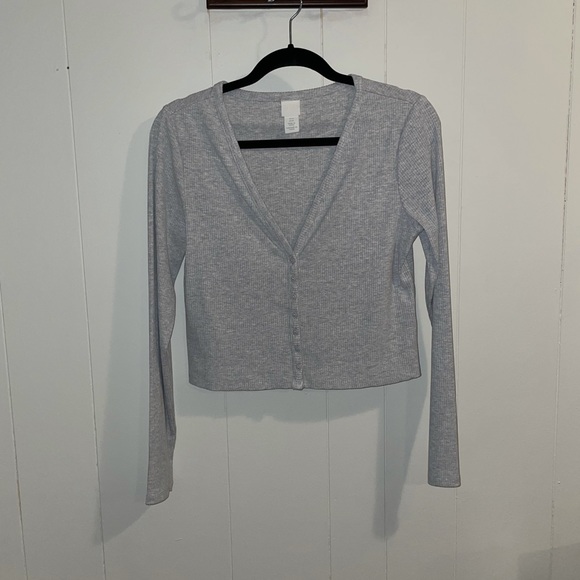 H&M Sweaters - H&M Button Up V Neck Sweater